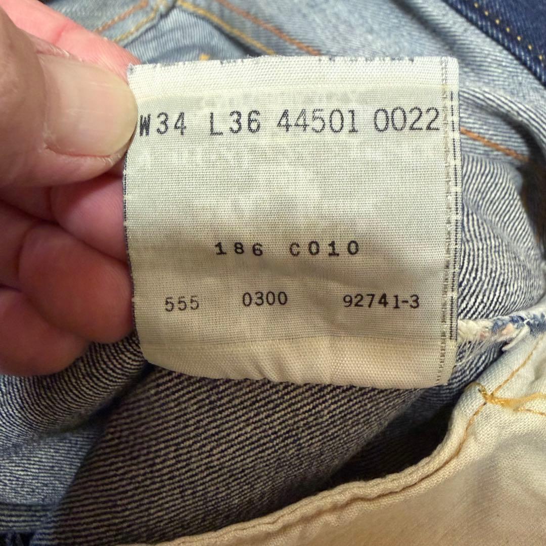 【バレンシア工場製　555】リーバイス　501XX 大戦モデル　W34 31