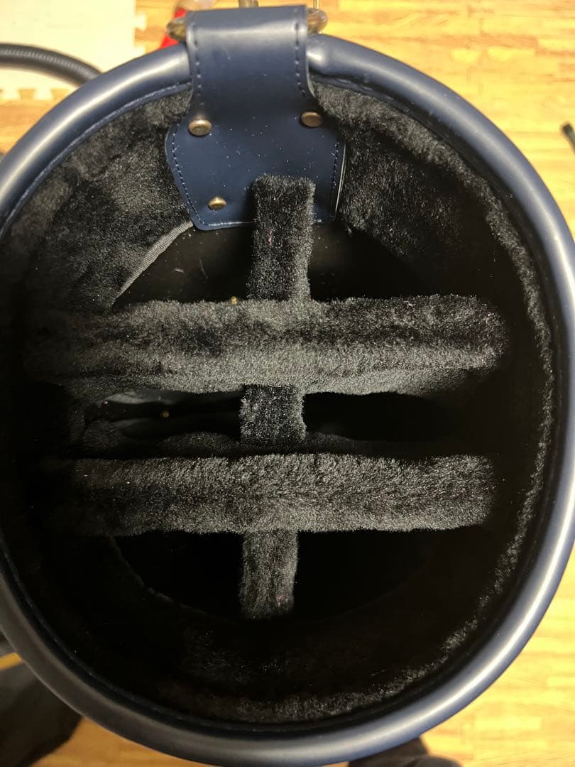 良品 バーバリー ノヴァチェック キャディバッグ 本革　ナイロン　ゴルフバッグ