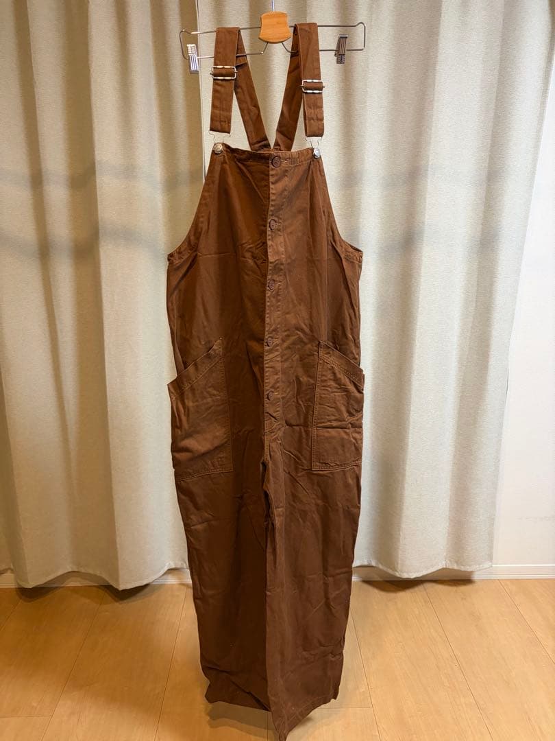 【美品】 ハーベスティー　オーバーオール　ブラウン　サイズ2 harvesty