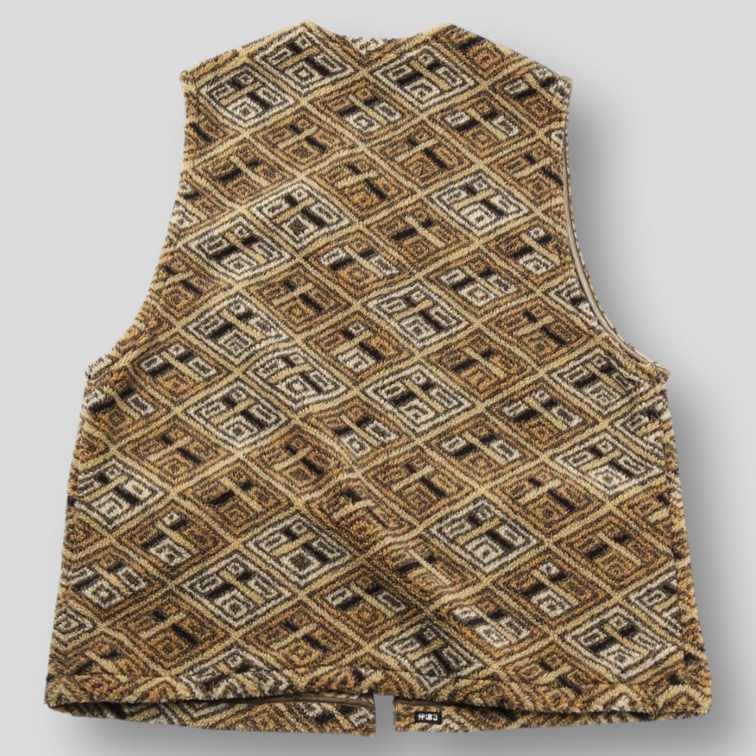 極美品 orSlow IMA:ZINE 仲津3 KUBA FLEECE VEST