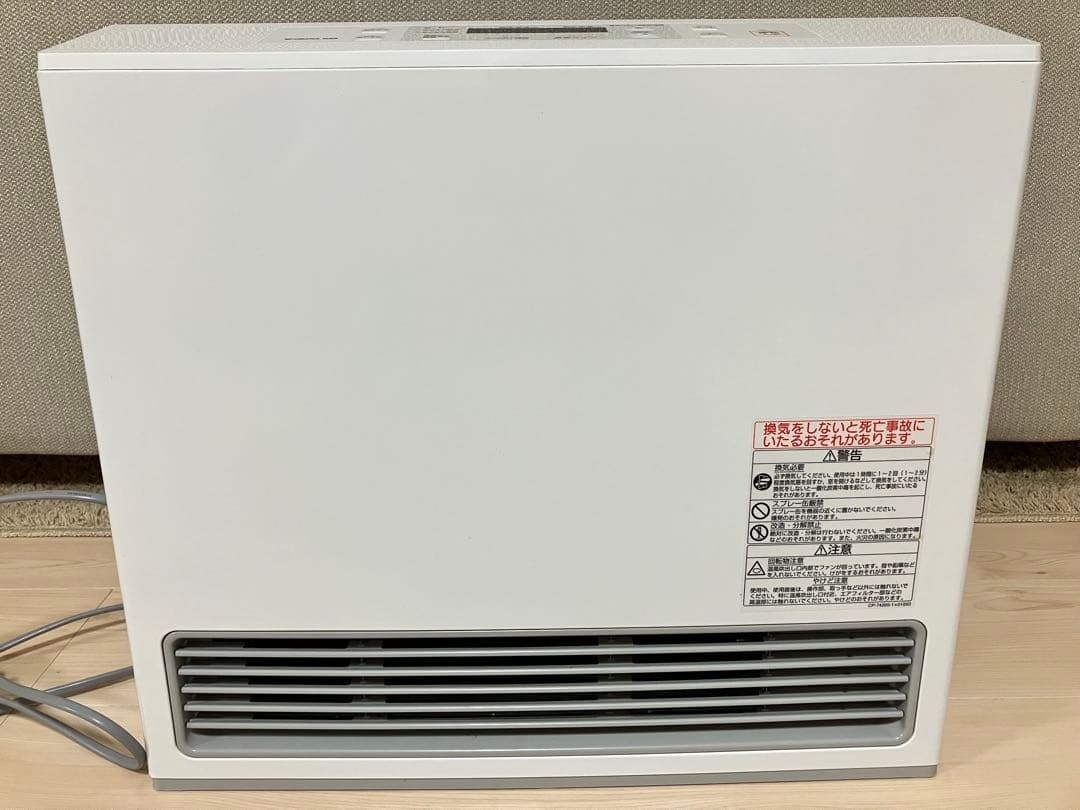 【美品】リンナイ　大阪ガス　ガスファンヒーター RC-U5801E ガスホース付