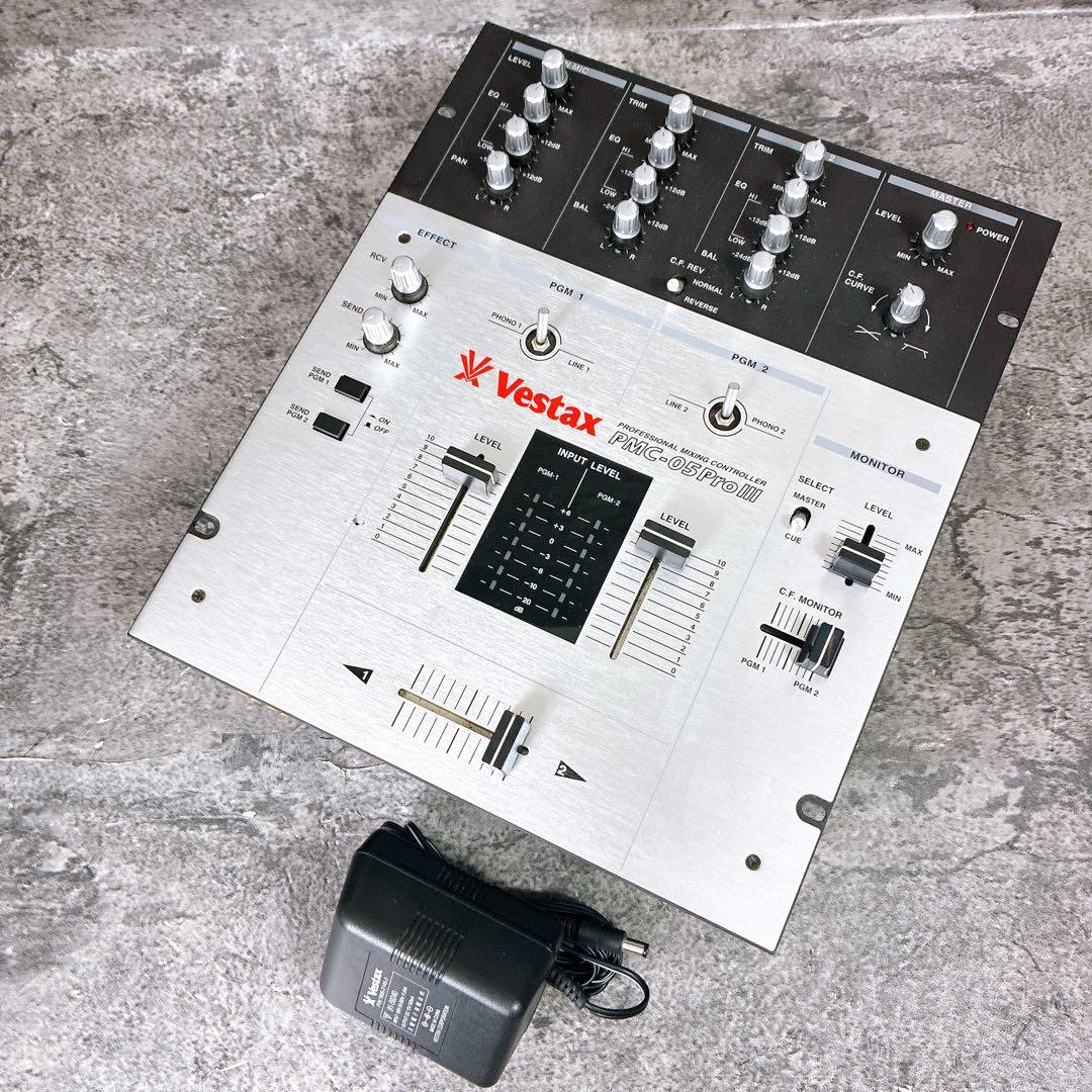 Vestax PMC-05PRO lll DJミキサー ベスタクス　音OK AC