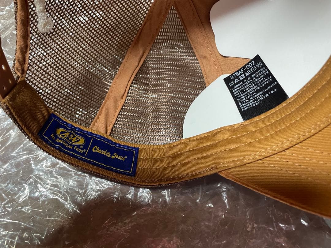 [新品]A&W chocolate Jesus コーデュロイ　メッシュキャップ