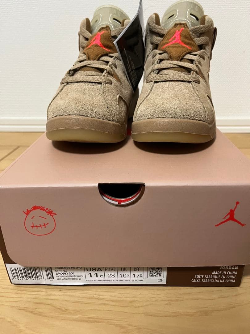 新品未使用Jordan Air Jordan 6 ベージュ 11C