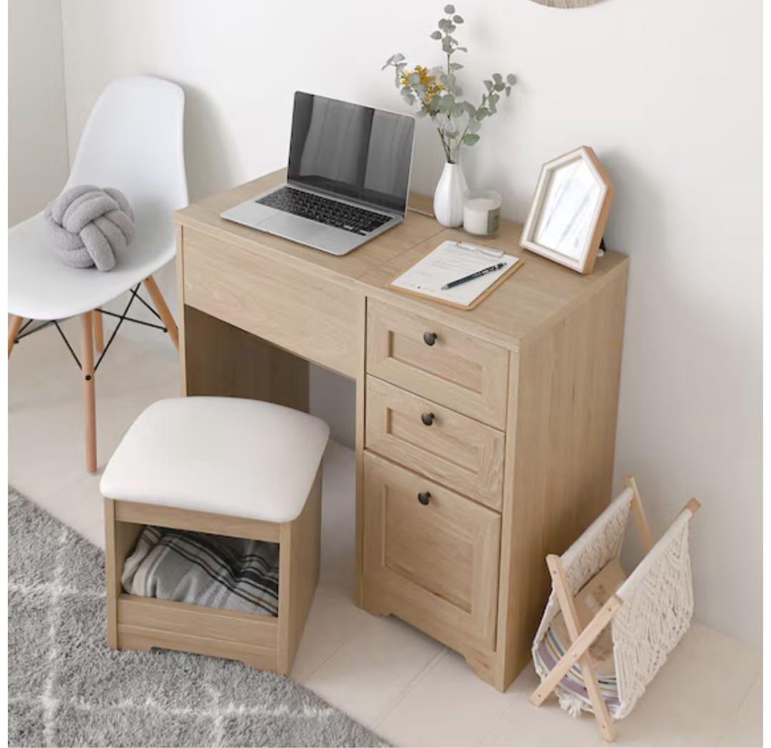 ※pkb32／デスクのみ※【ニトリ】一台二役のドレッサーデスク
