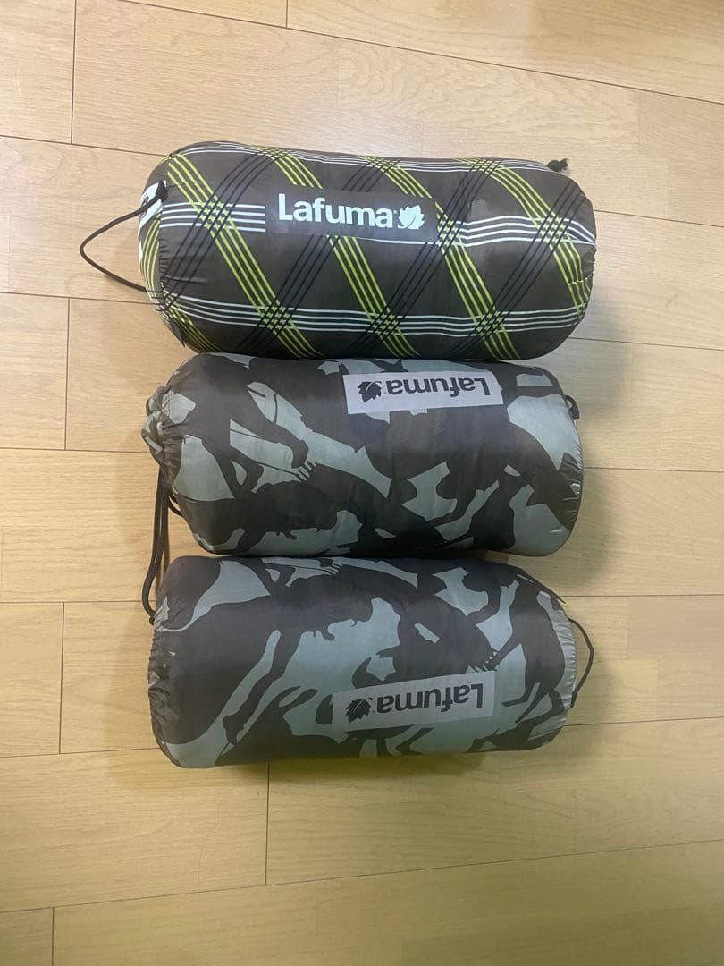 Lafuma Canoe Prini 寝袋 200cm 1050g 3セット