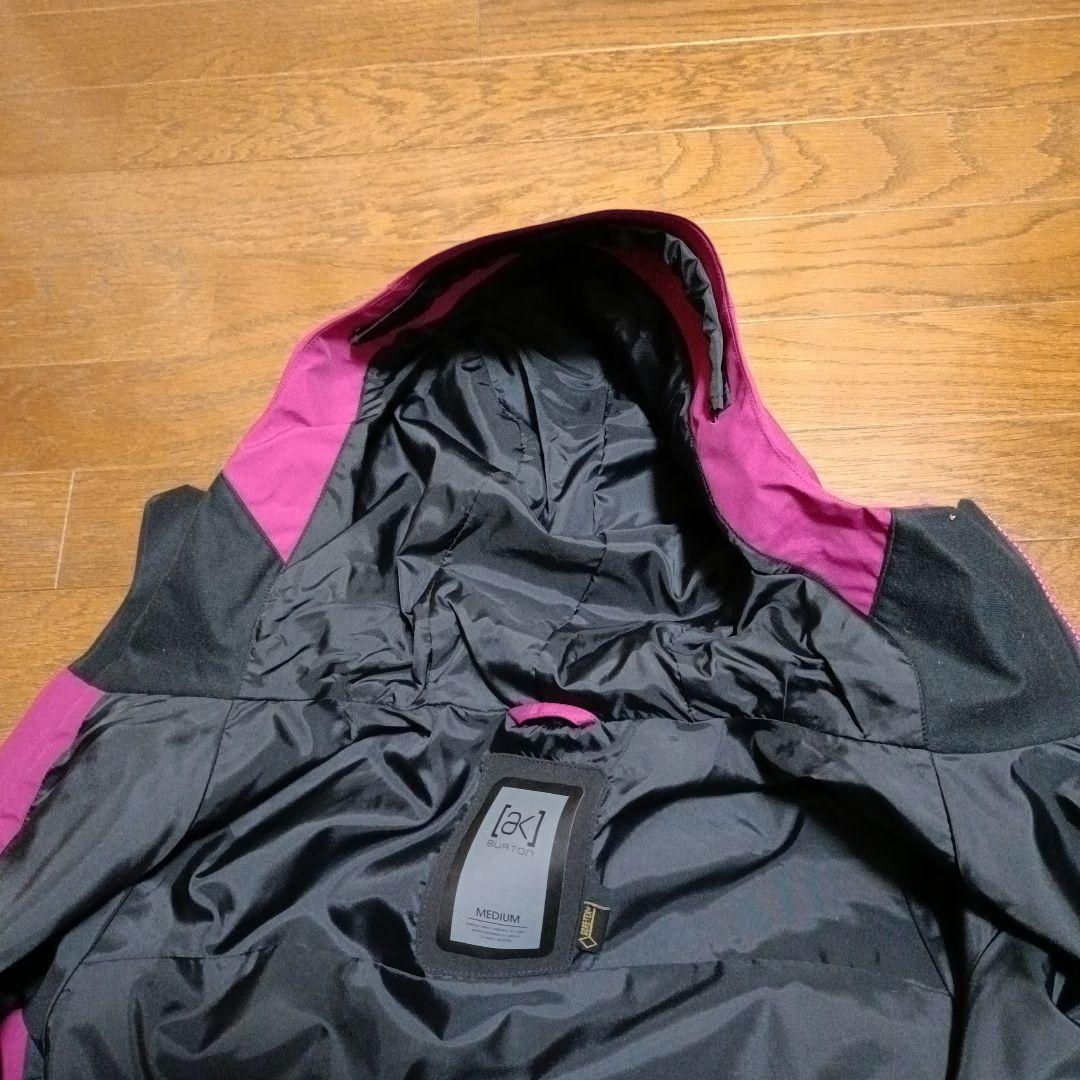 burton ak GORE-TEX スノボウェア ジャケット 赤紫　M