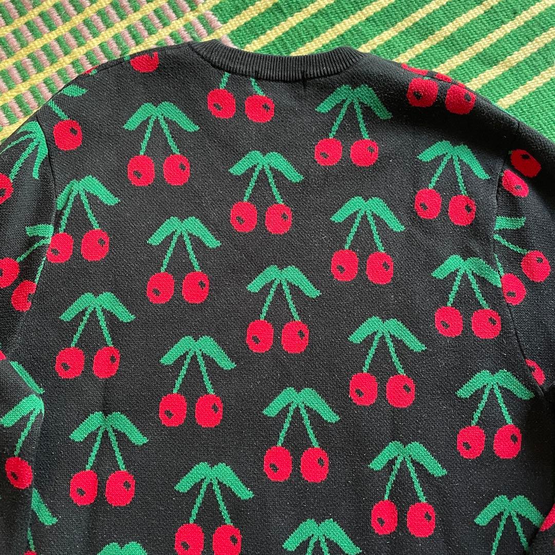 (*〜様 Supreme cherry sweater ブラック