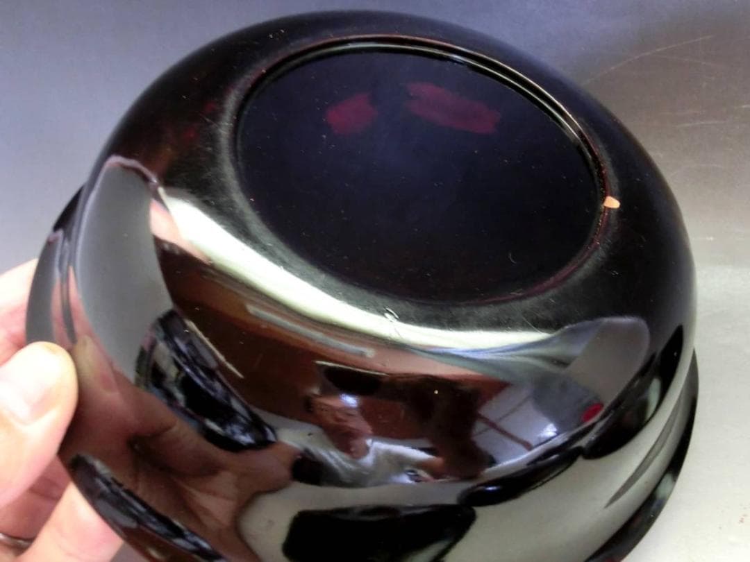 菓子器■月渓 文政十三寅八月 江戸期 漆器 銘々皿5客 正眼院様御遺物 時代物■