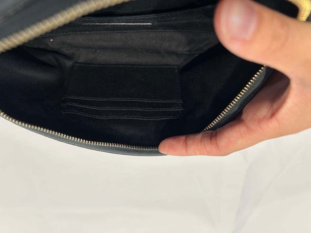 SAINT LAURENT ネイビー ボディバッグ