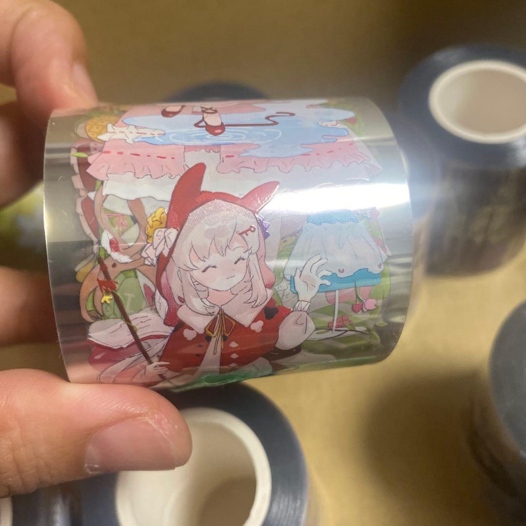 マスキングテープ 人物マステ 中古セット PET まと