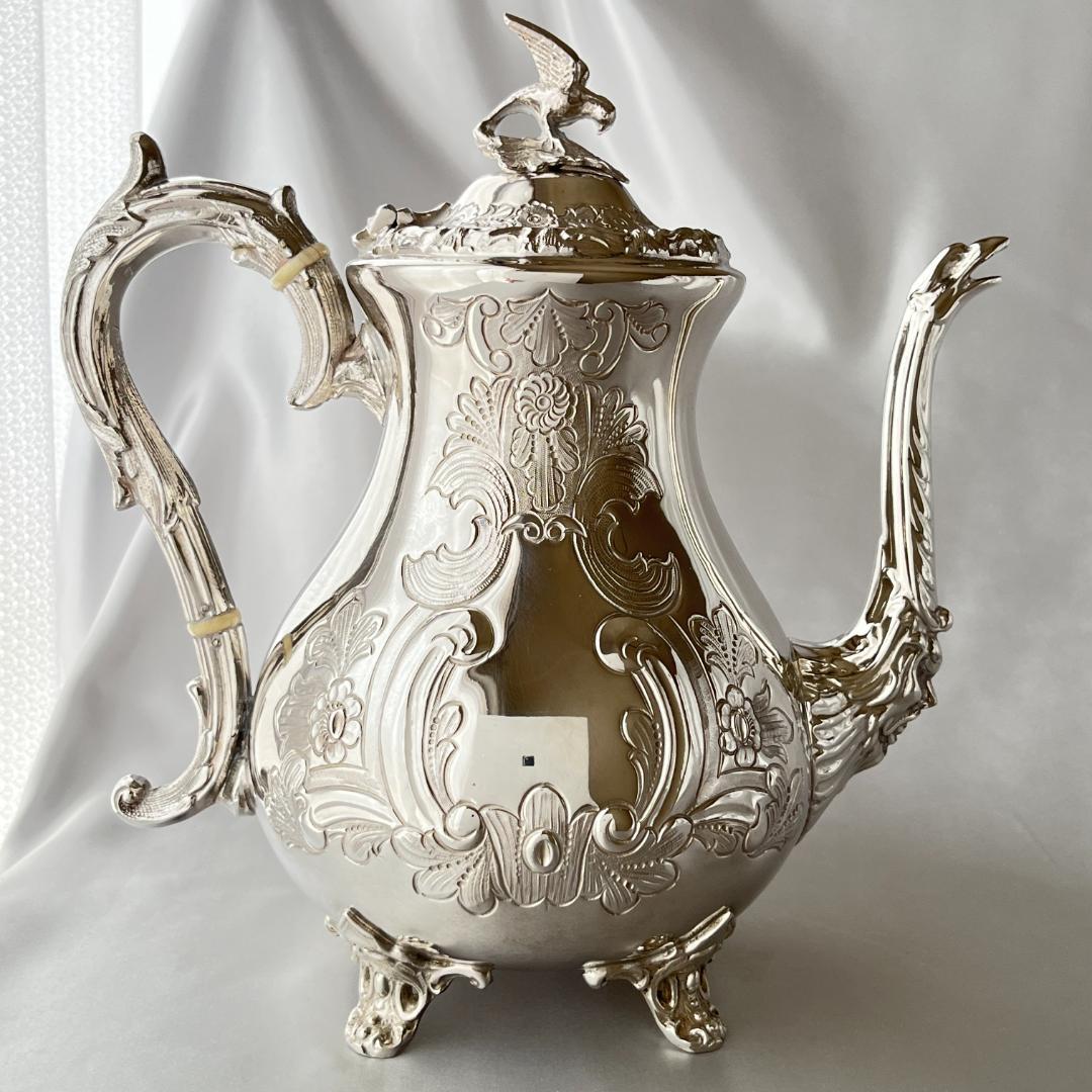 【Cooper Brothers】 ファルコンとマスカロン ティーセット 4点