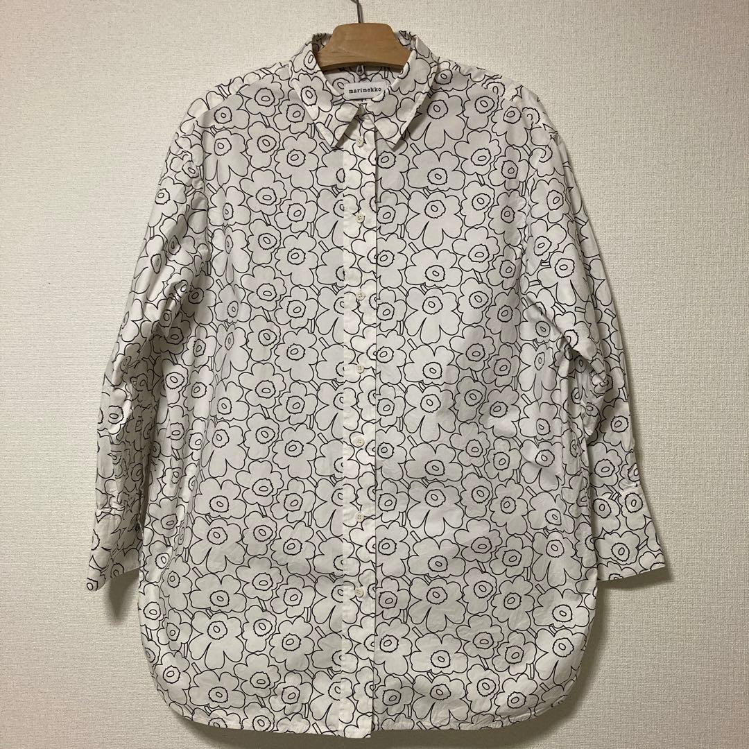 う*ち様 marimekko マリメッコ　総柄シャツ　ウニッコ