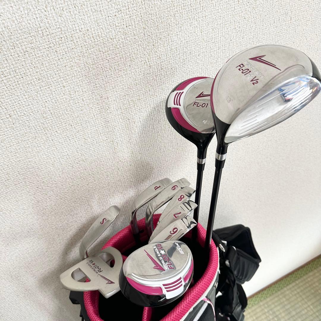 WORLD EAGLE レディース ゴルフクラブ 10本セット FL-01 V2