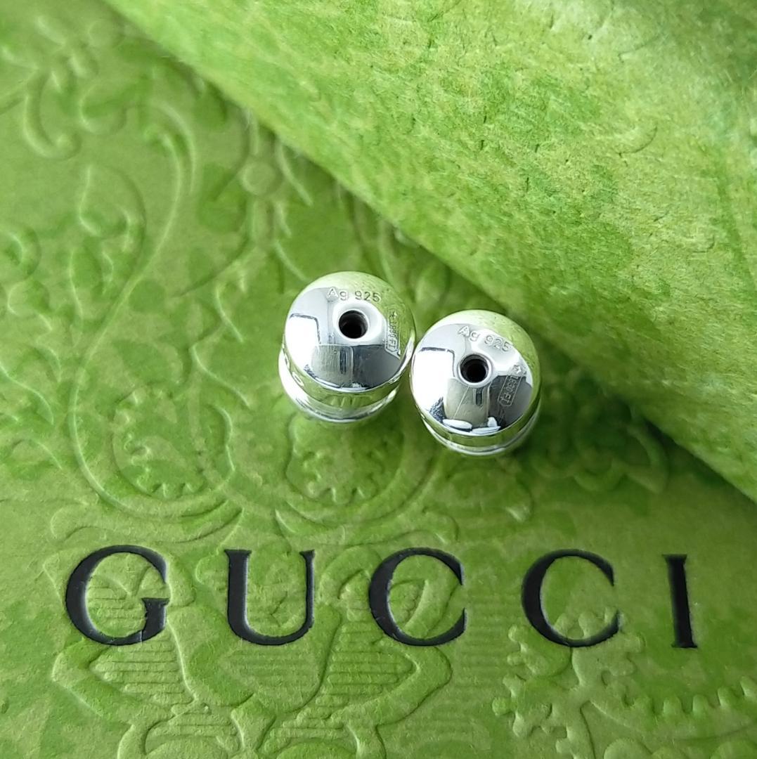 ★SALE★【GUCCI】インターロッキング　G　ボール　アシンメトリー　ピアス