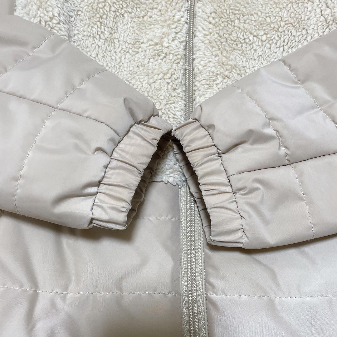 23区GOLF ボア 中綿ジャケット ライナー フード付き Ⅱ M ベージュ系