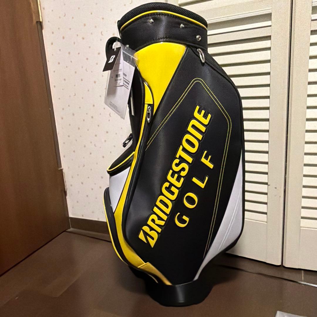 BRIDGESTONE ゴルフキャディバッグ 黒/黄