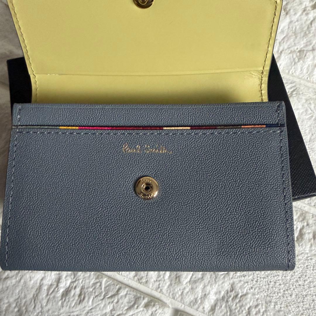 未使用 Paul Smith ポールスミス ラブレター 名刺入れ アイスグレー