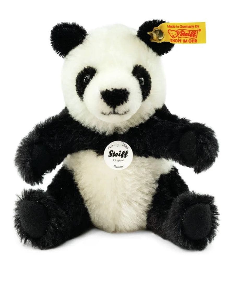 中古 シュタイフ ポニー パンダ EAN060182 Steiff シュタイフ