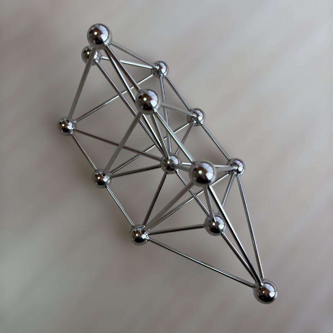 【正規品】3Dカバラ: パドマ（ステンレス）丸山修寛医師 カタカムナ UNICA