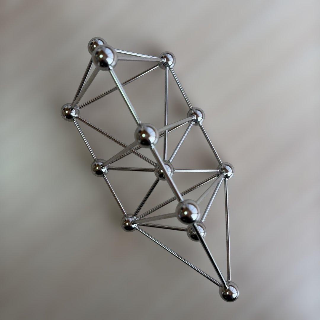 【正規品】3Dカバラ: パドマ（ステンレス）丸山修寛医師 カタカムナ UNICA