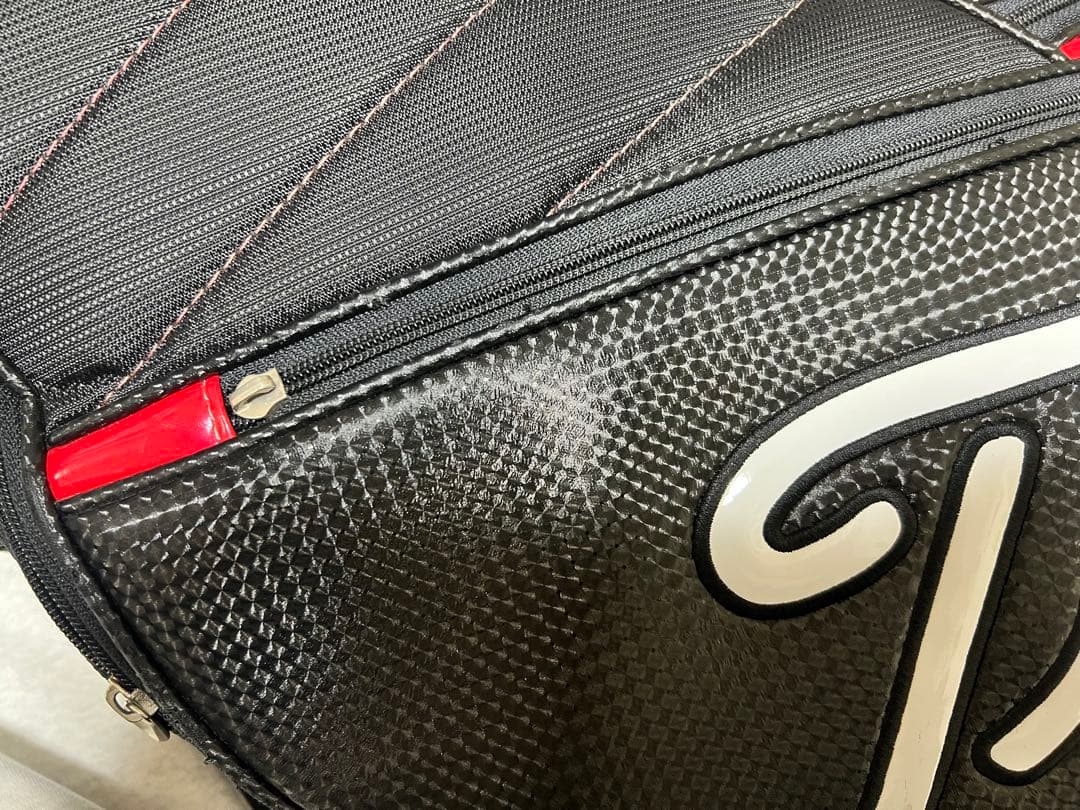 Titleist キャディバッグ ブラック/レッド