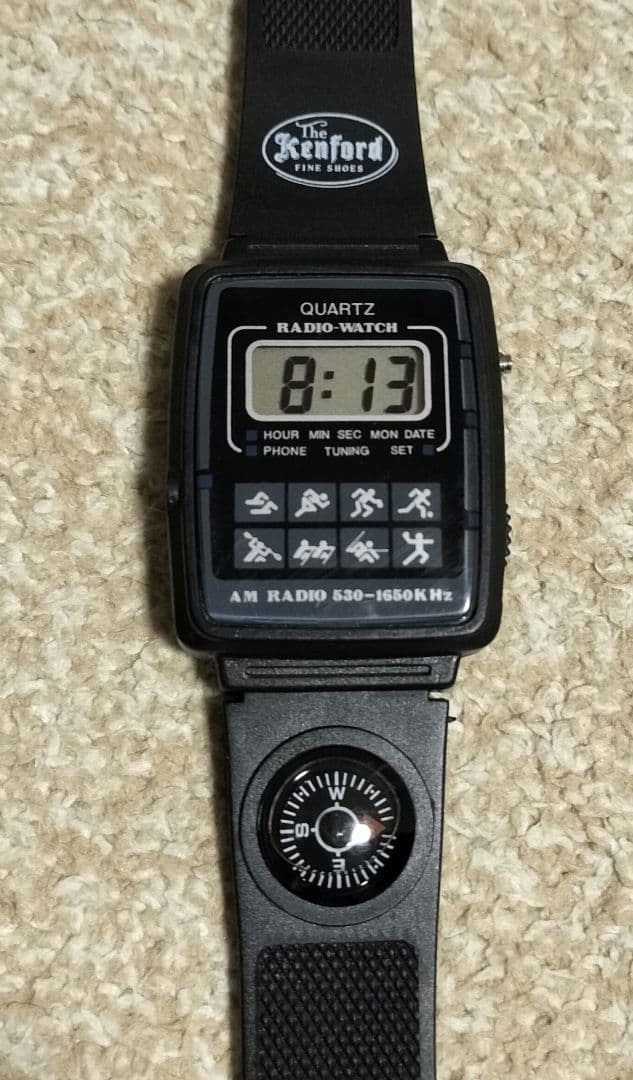 激レアThe Kenford Fineshoesクォーツ ラジオウォッチ