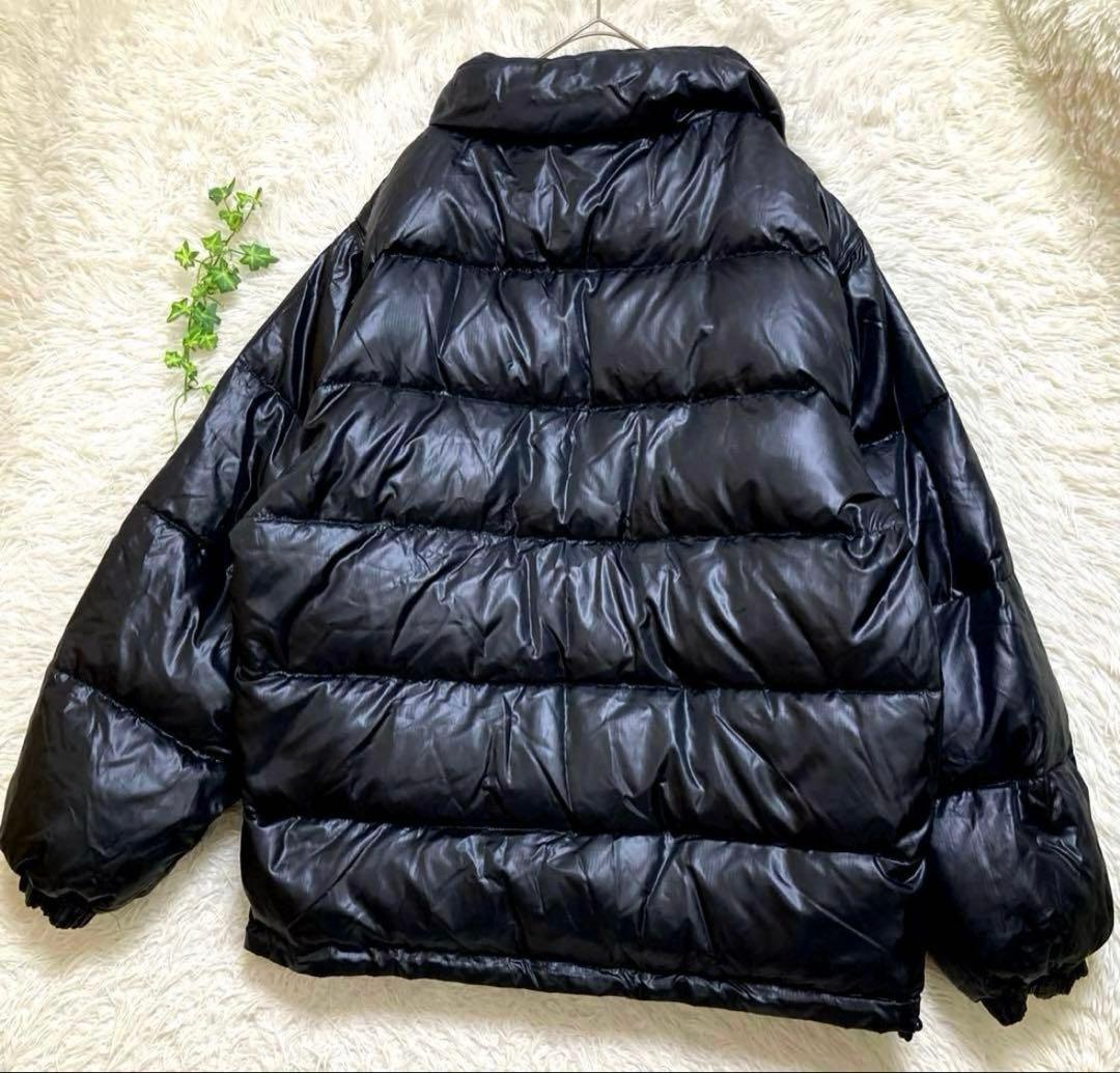 【美品】レア　FIRST DOWN リバーシブル ダウンジャケット 5L 黒