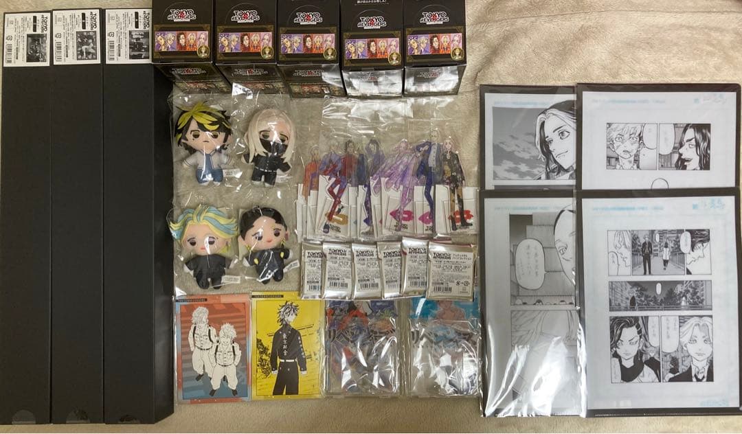 東京リベンジャーズ　原画展　缶バッジ　アクリルスタンド　ポストカード