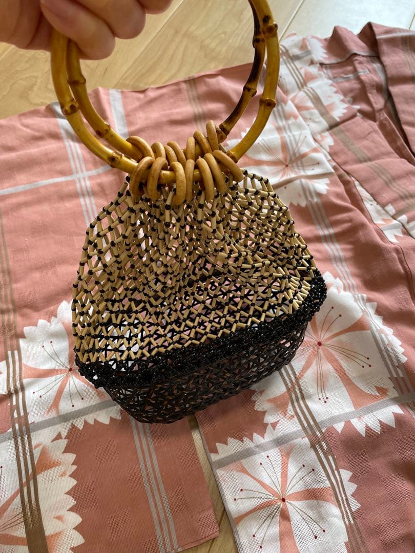 夢工房高級ブランド浴衣帯下駄小物一式 総額7万円超 美品 百貨店購入