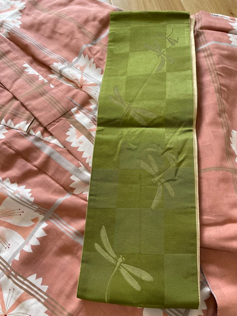 夢工房高級ブランド浴衣帯下駄小物一式 総額7万円超 美品 百貨店購入