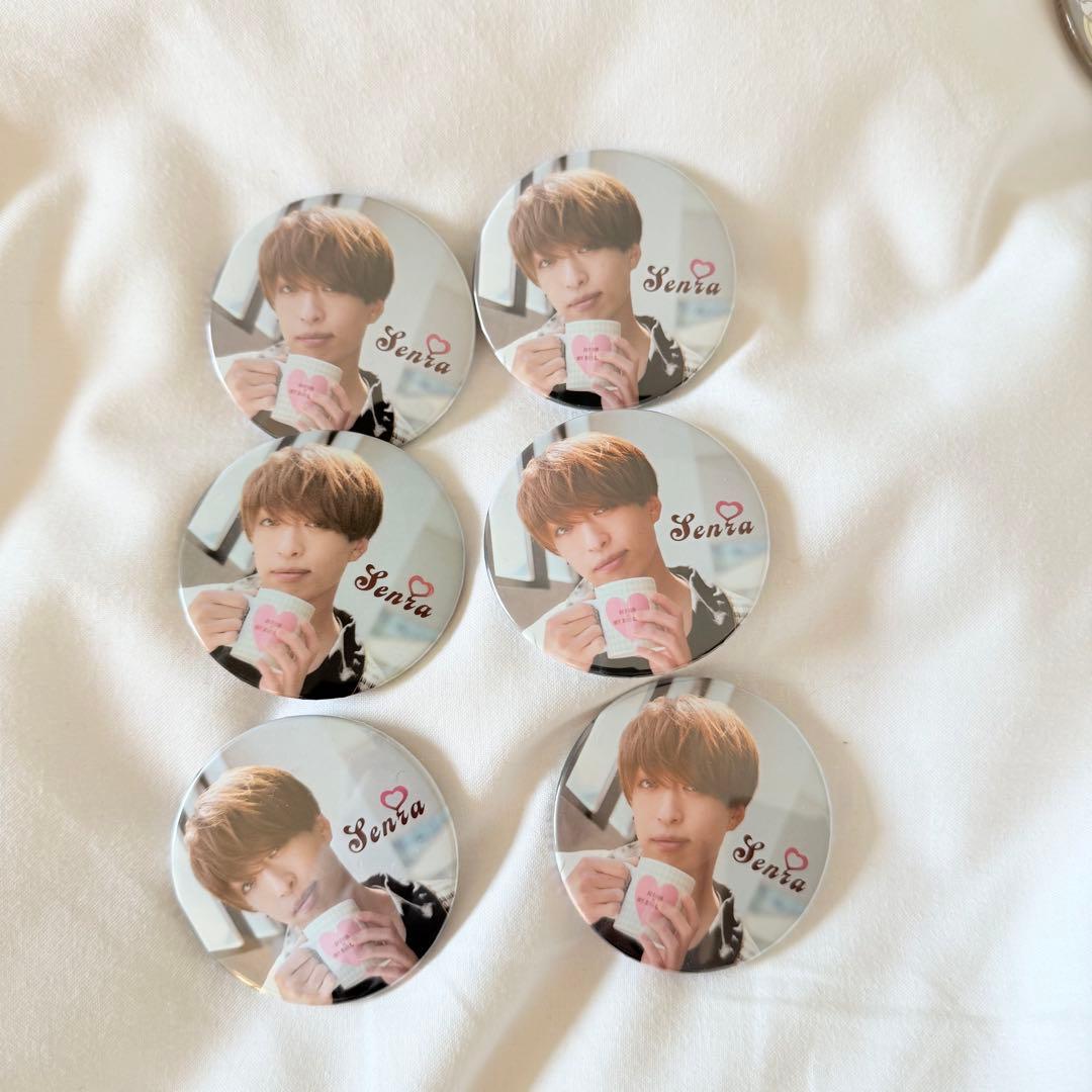 浦島坂田船　センラ　SENRA 缶バッジ　Brun 実写　4点　ホロ