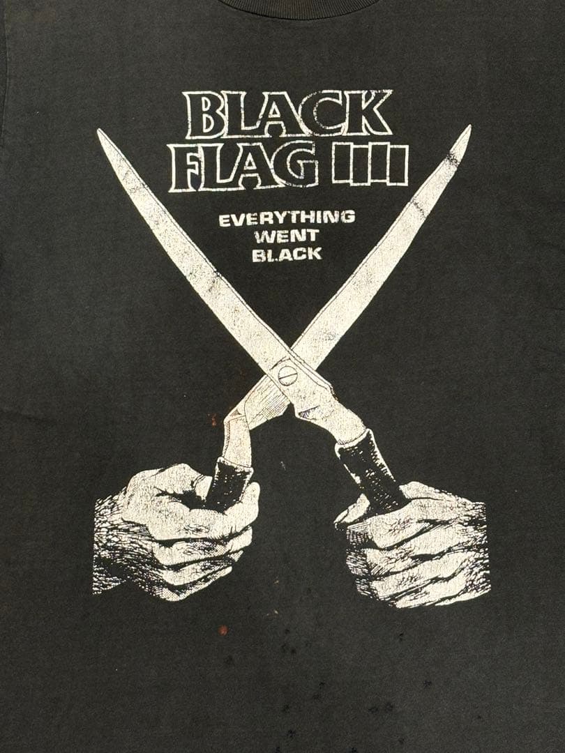 BLACK FLAG ブラックフラッグ　バンドTシャツ バンT
