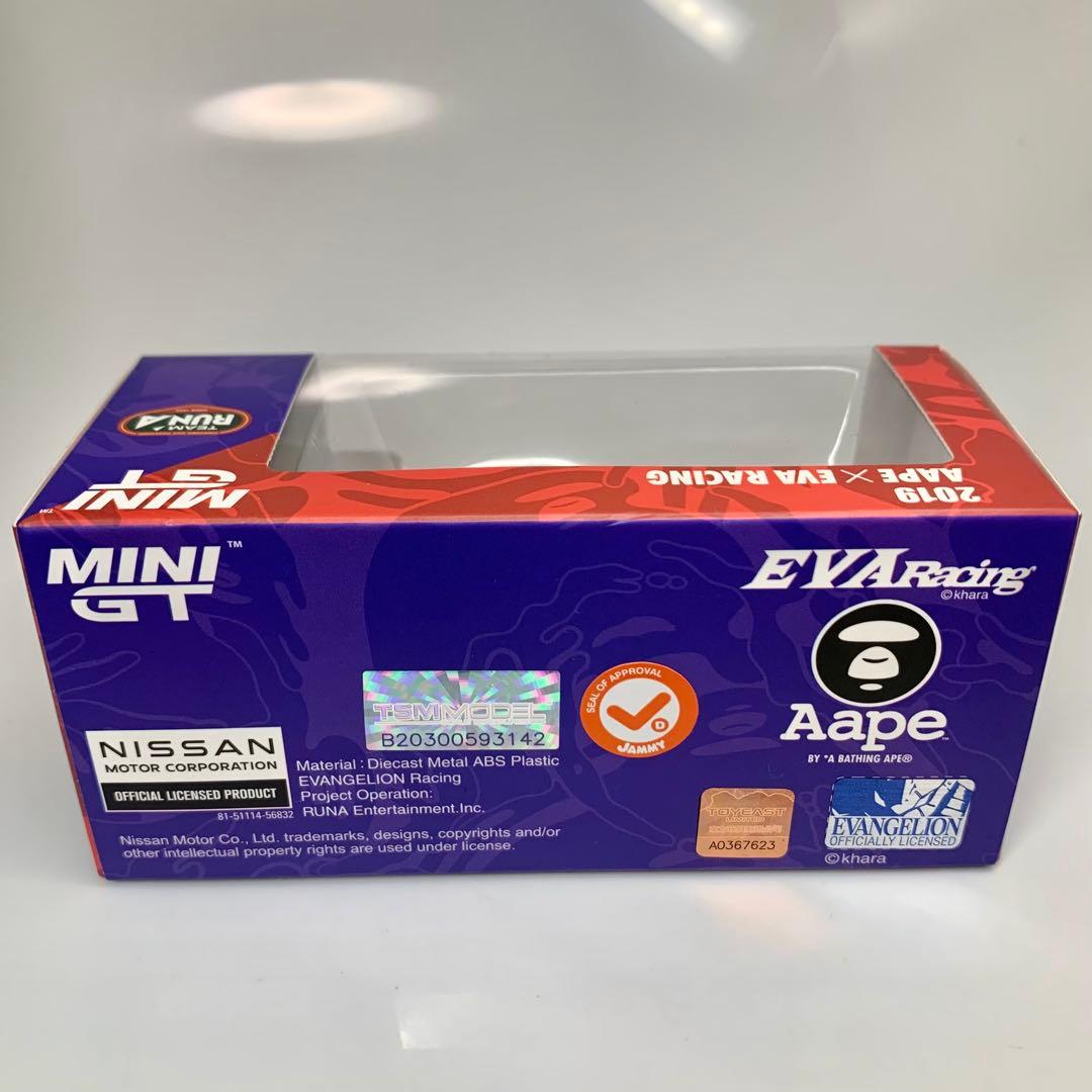 Mini GT 1/64 日産 GT-R R35 エヴァ レーシング 赤