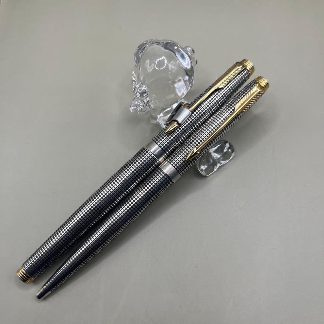 【廃盤レア】PARKER パーカー75 シズレ 万年筆・BP Silver