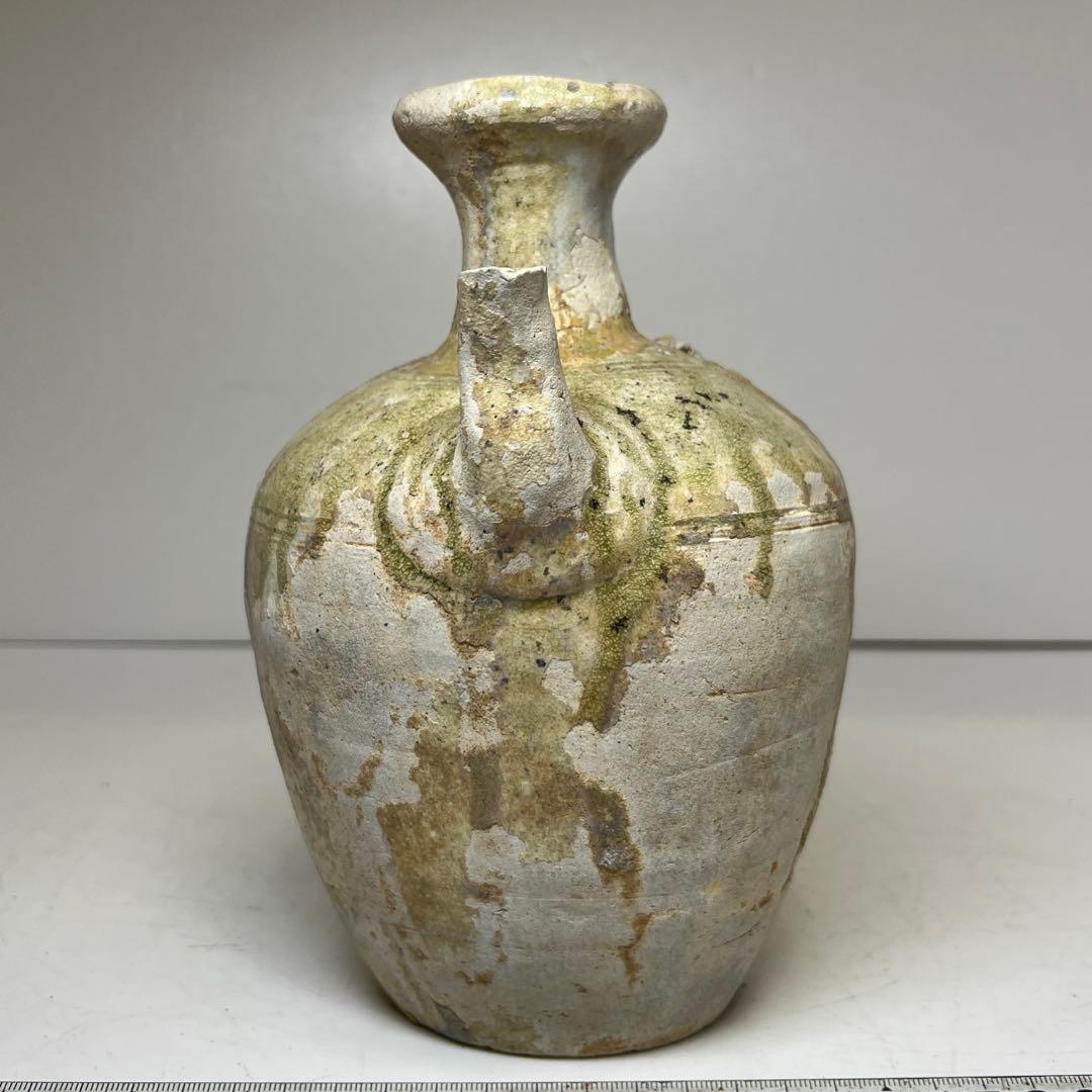 平安鎌倉時代 古瀬戸 水注 高さ21cm 東キ8-0212☆2F