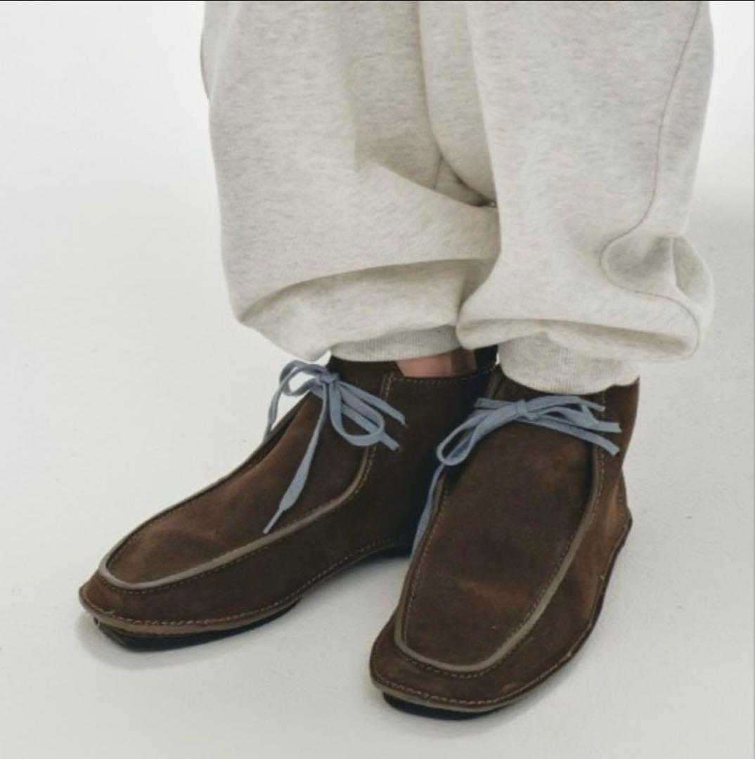 TODAYFUL Leather Moccasin Shoes チョコ　38