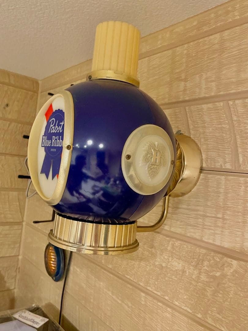 パブストブルーリボン　Pabst Blue Ribbonランプ