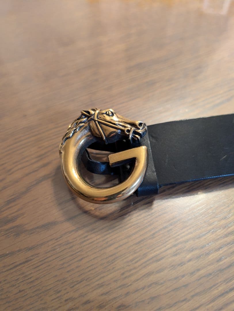 グッチ　ホースヘッド Gロゴ ベルト GUCCI