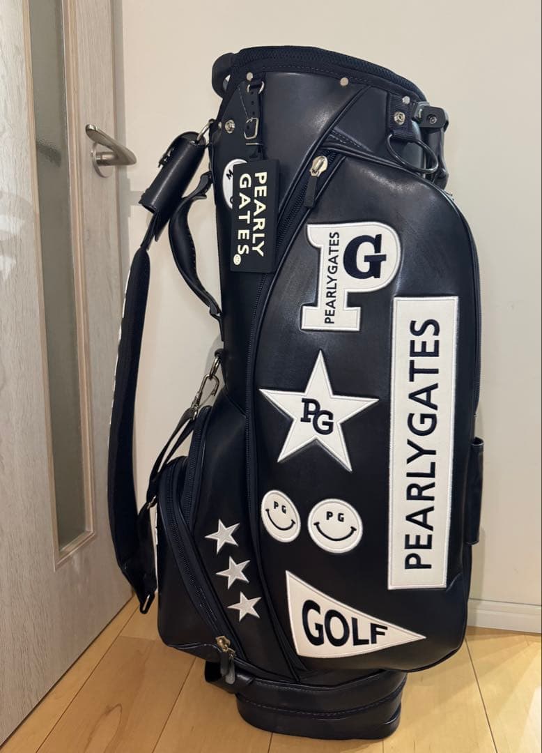 PEARLY GATES ブラック ゴルフバッグ PG1989