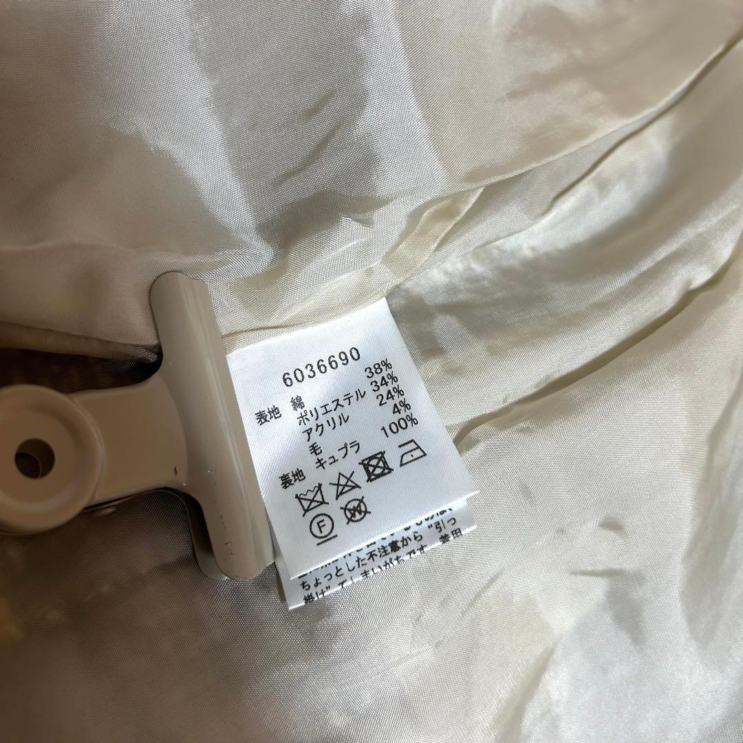 René 極美品✨20AW ルネ TISSUEツイード フロントジップ ドレス