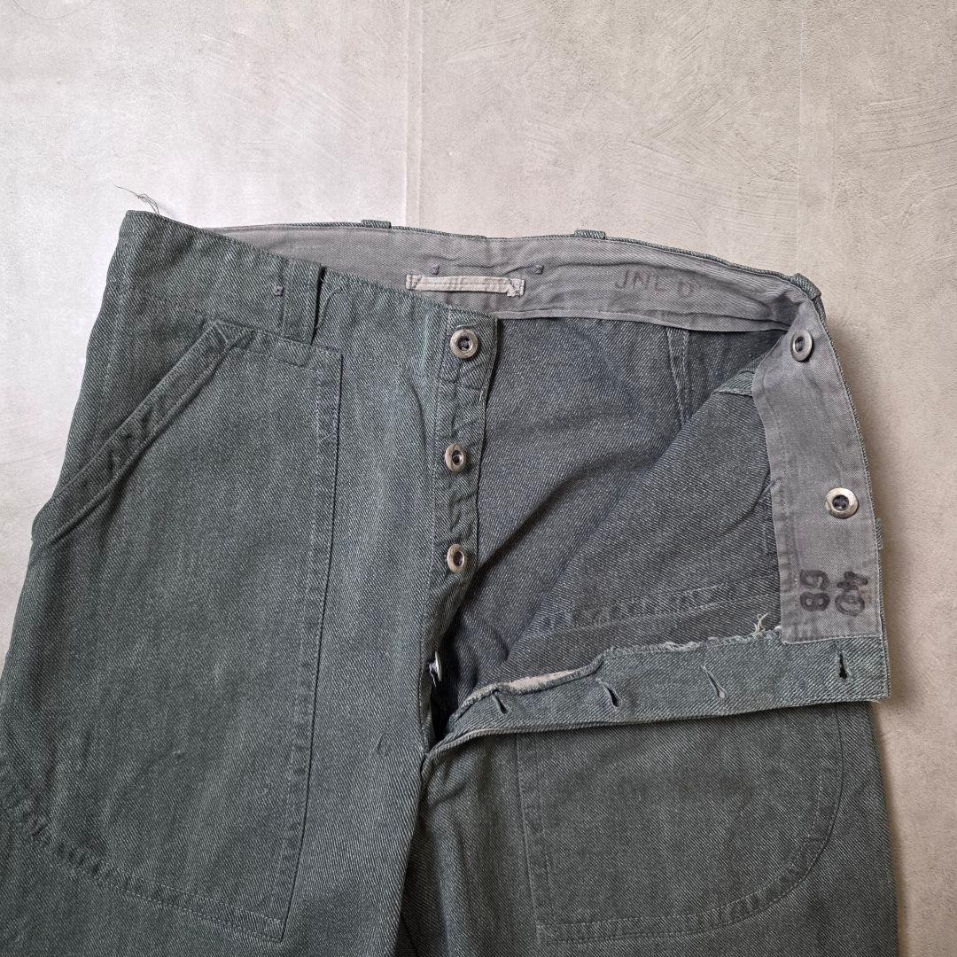 60sVINTAGEスイス軍swissarmyデニムワークパンツ前期ジーンズ