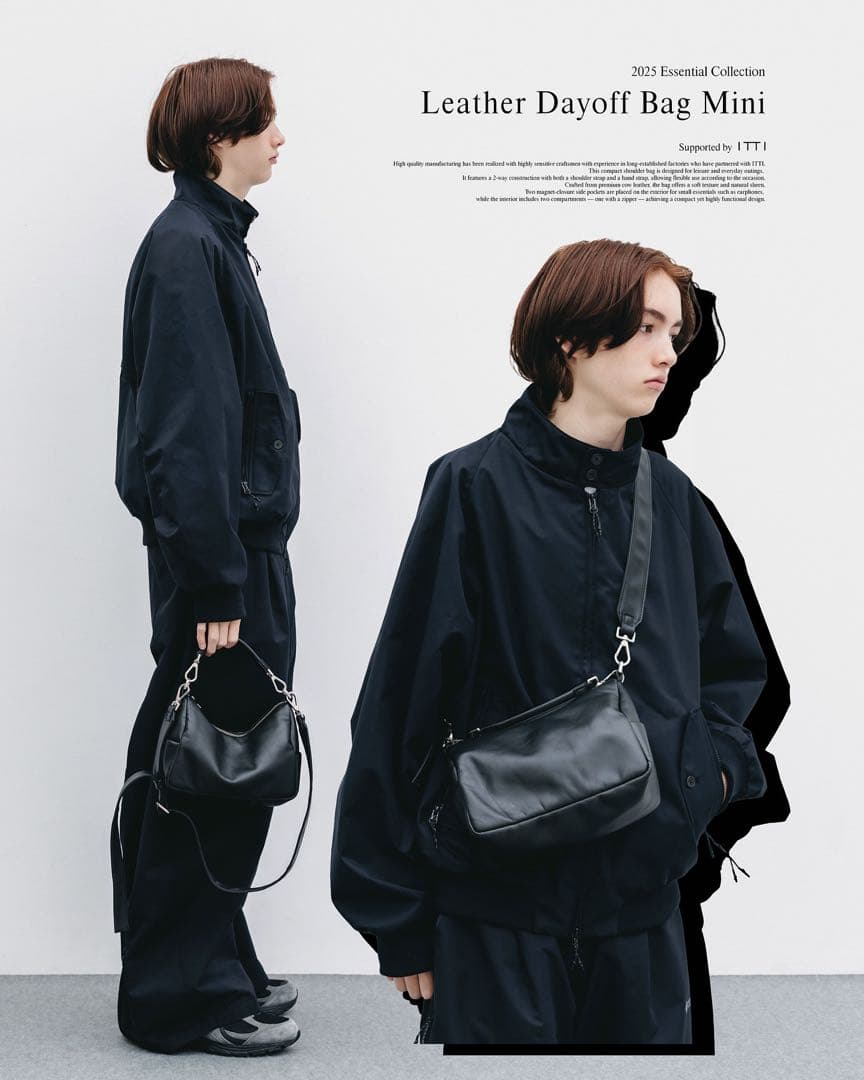 【即完】CLESSTE LEATHER DAYOFF BAG MINI
