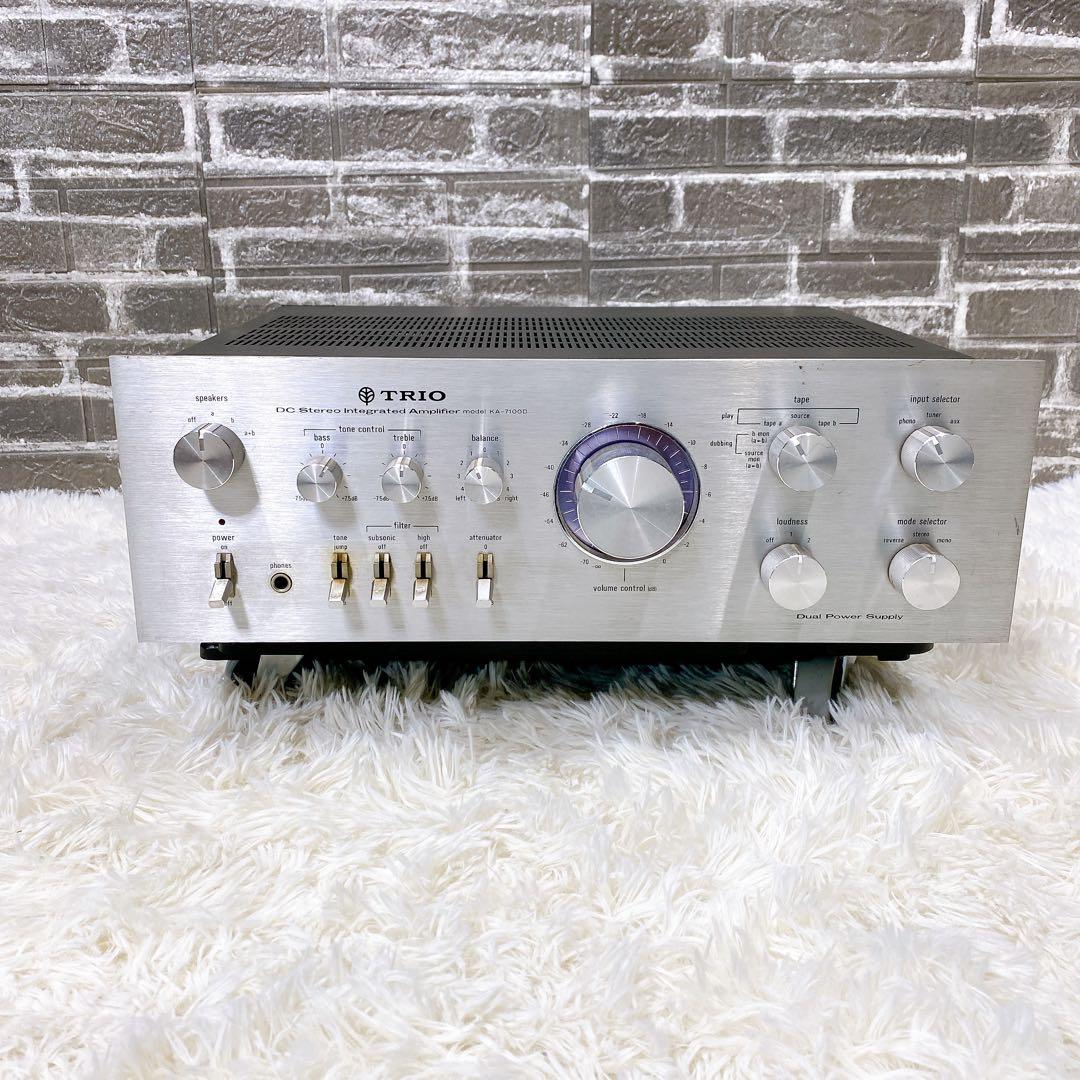 TRIO KA-7100D トリオプリメインアンプ 70年代　国産
