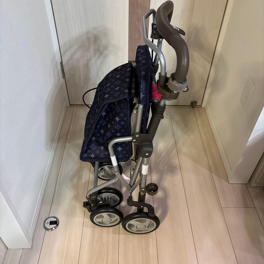 シルバーカー　座面有り、折りたたみ式　島製作所　モート