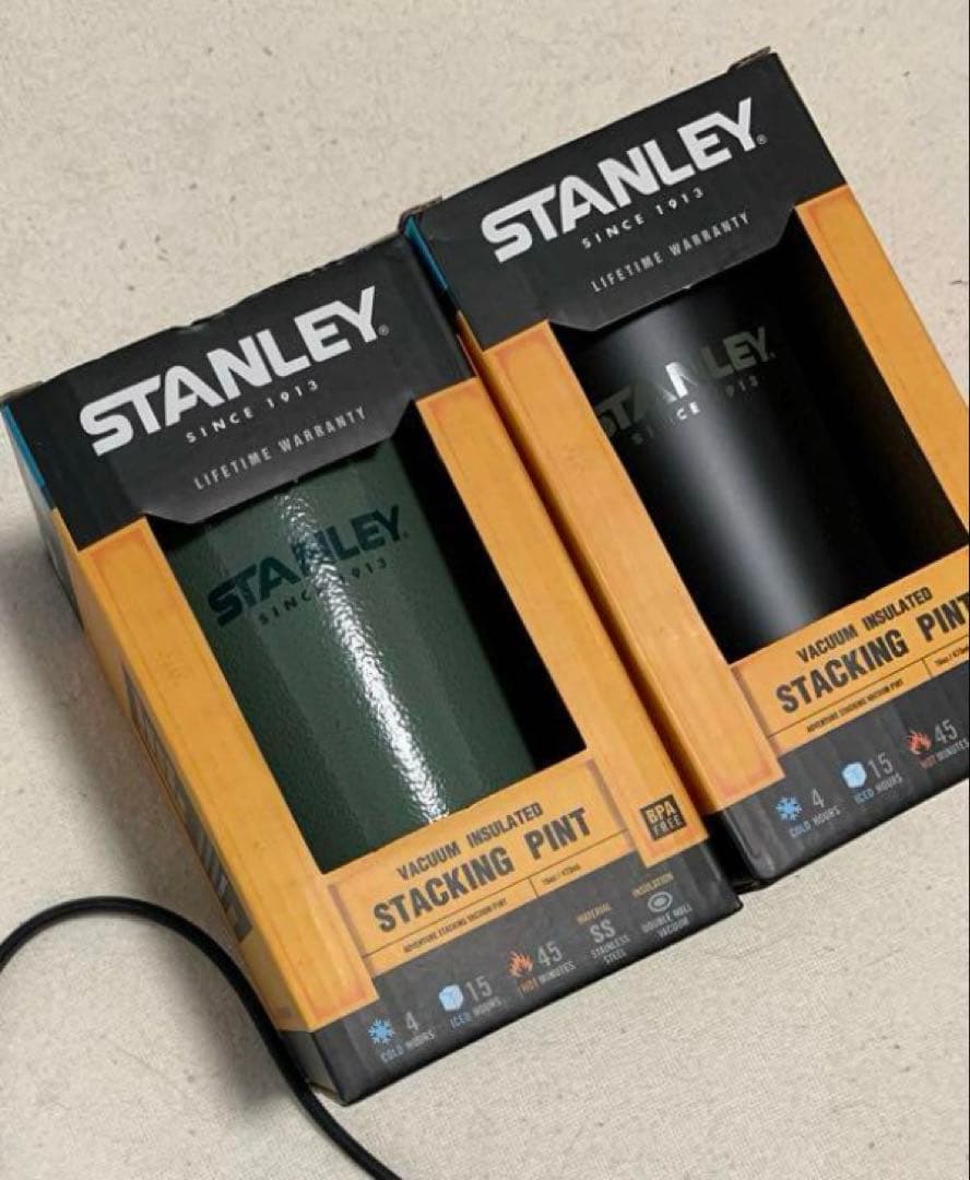 STANLEYスタンレー　タンブラー　スタッキングパイント　旧ロゴ