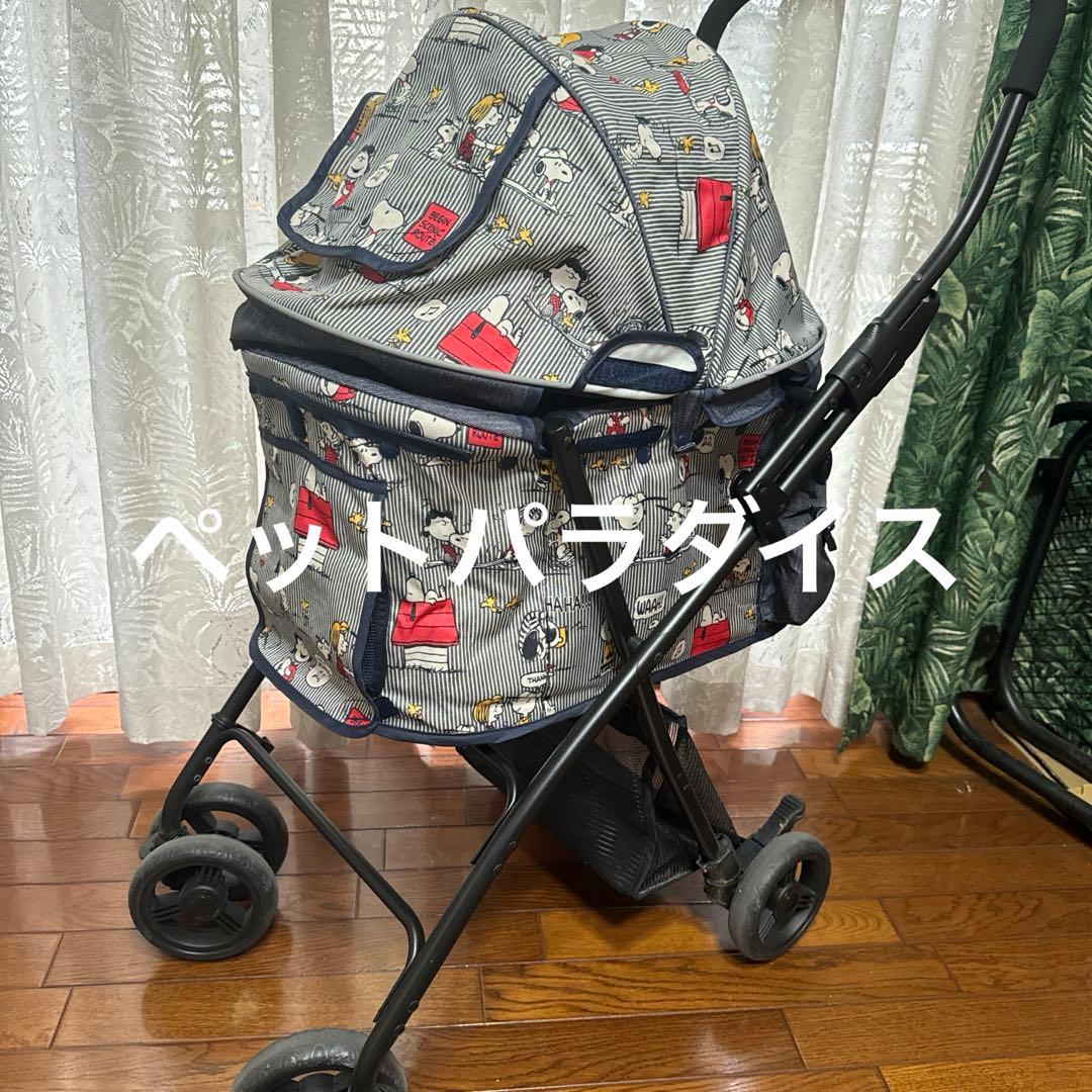 極美品✨️レア‼️ペットパラダイス スヌーピー柄 ペットカート