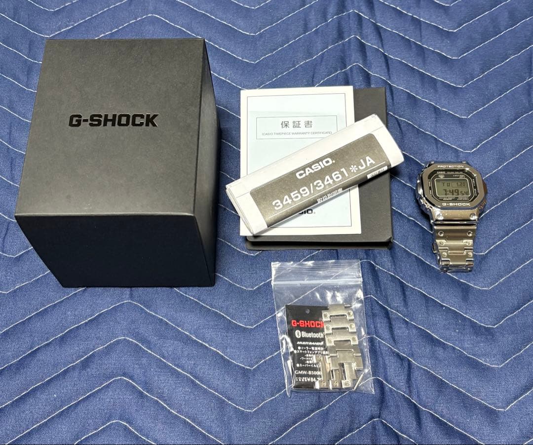 カシオGーSHOCK GMW-B5000D-1JF フルメタル電波ソーラー