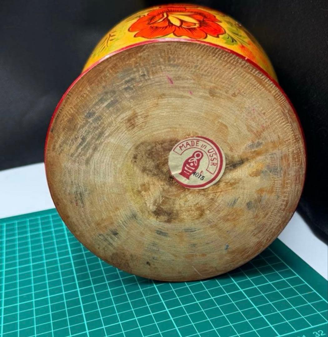 出品終了‼️ソビエト　アンティーク　セミョーノフ社、巨大なマトリョーシカ　14組