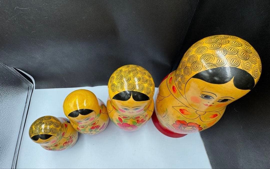 出品終了‼️ソビエト　アンティーク　セミョーノフ社、巨大なマトリョーシカ　14組